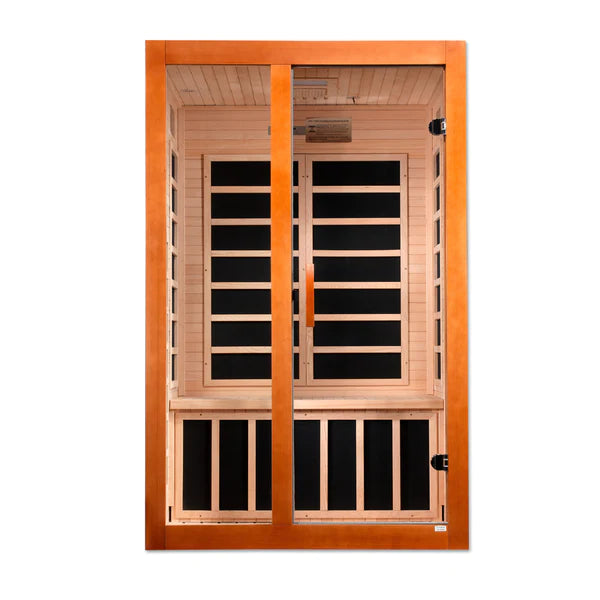 Dynamic Santiago Elite 2 Person Ultra Low EMF FAR Infrared Sauna DYN-6209-02 Elite