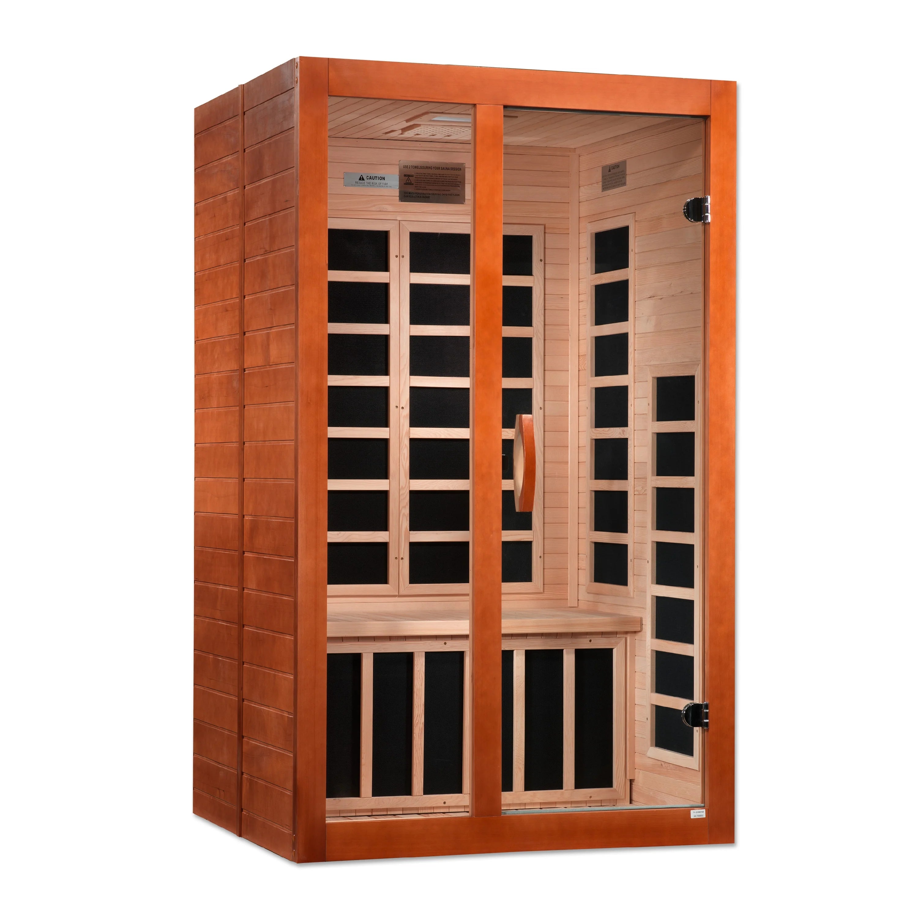 Dynamic Santiago Elite 2 Person Ultra Low EMF FAR Infrared Sauna DYN-6209-02 Elite