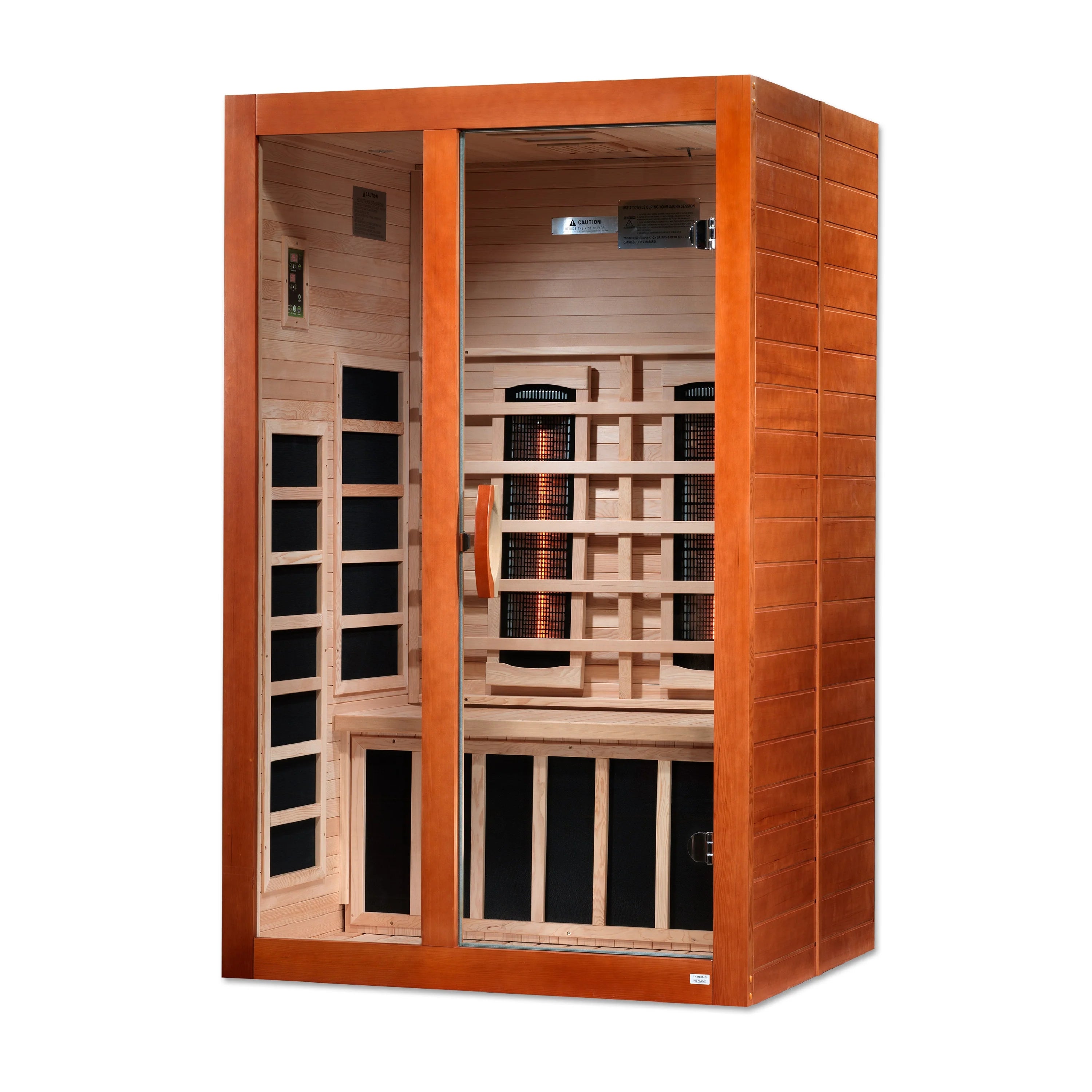 Dynamic Santiago 2 Person Full Spectrum Near Zero EMF Infrared Sauna DYN-6209-03 FS