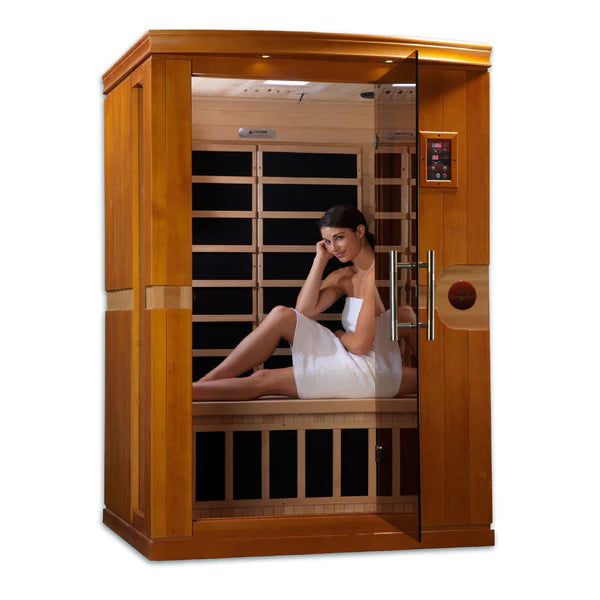 Dynamic Venice Elite 2 Person Ultra Low EMF Far Infrared Sauna DYN-6210-01 Elite