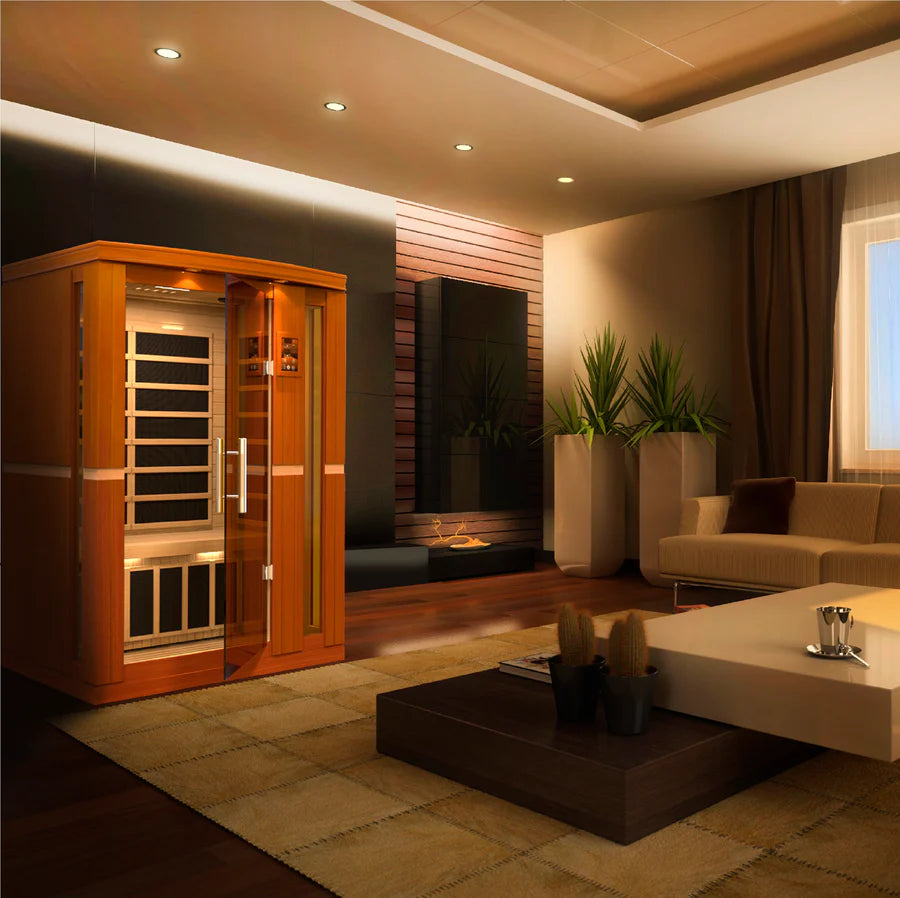 Dynamic Vittoria Elite 2 Person Ultra Low EMF Far Infrared Home Sauna DYN-6220-01 Elite