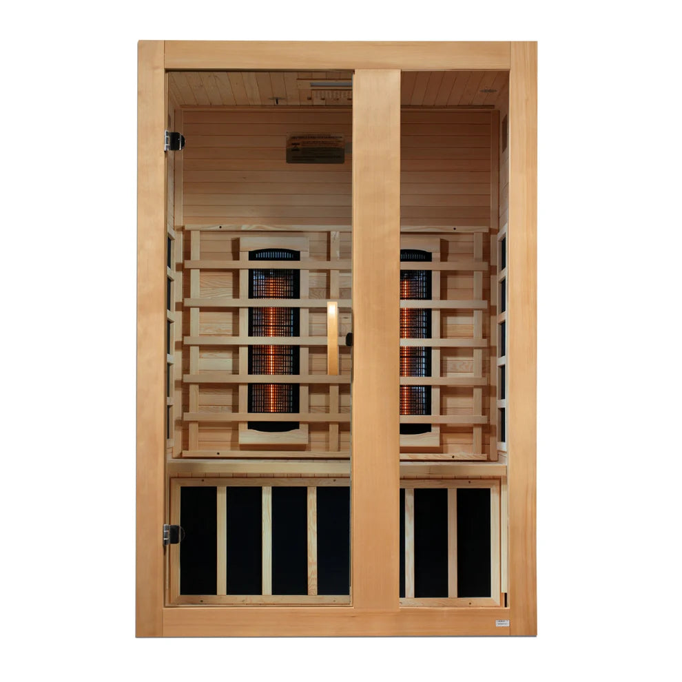 Dynamic Serena 2 Person Full Spectrum Near Zero EMF Infrared Sauna DYN-6229-03 FS