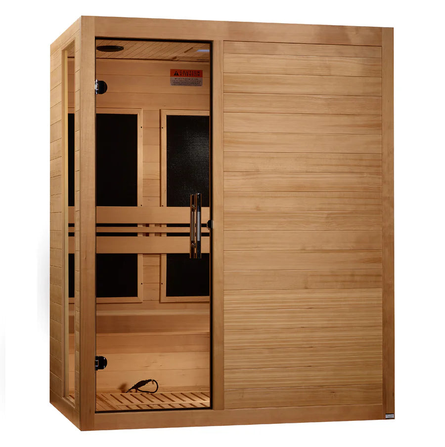 Dynamic Toscana Elite 3 Person Ultra Low EMF Far Infrared Sauna DYN-6315-05 Elite