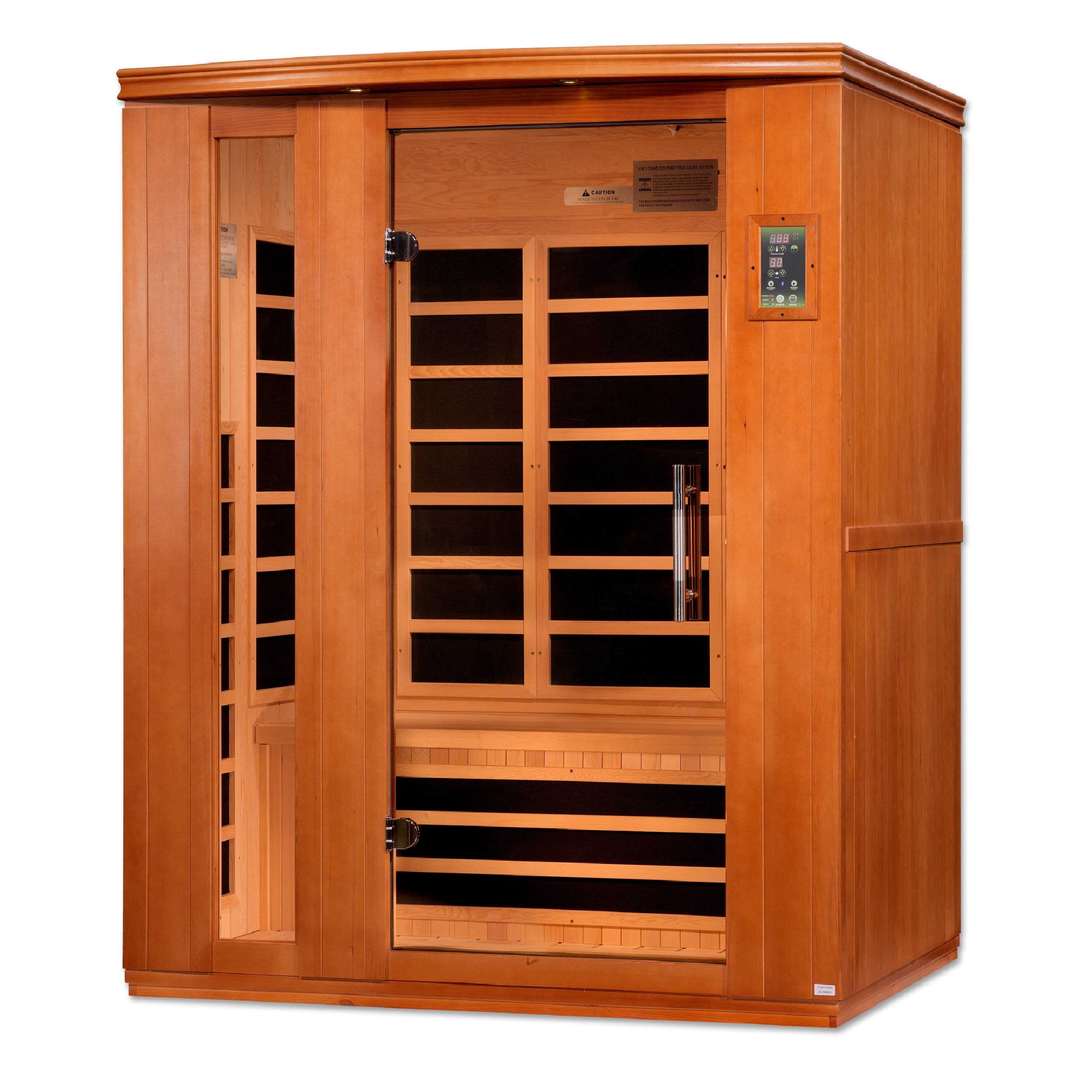 Dynamic Lugano 3 Person Low EMF Far Infrared Sauna DYN-6336-02