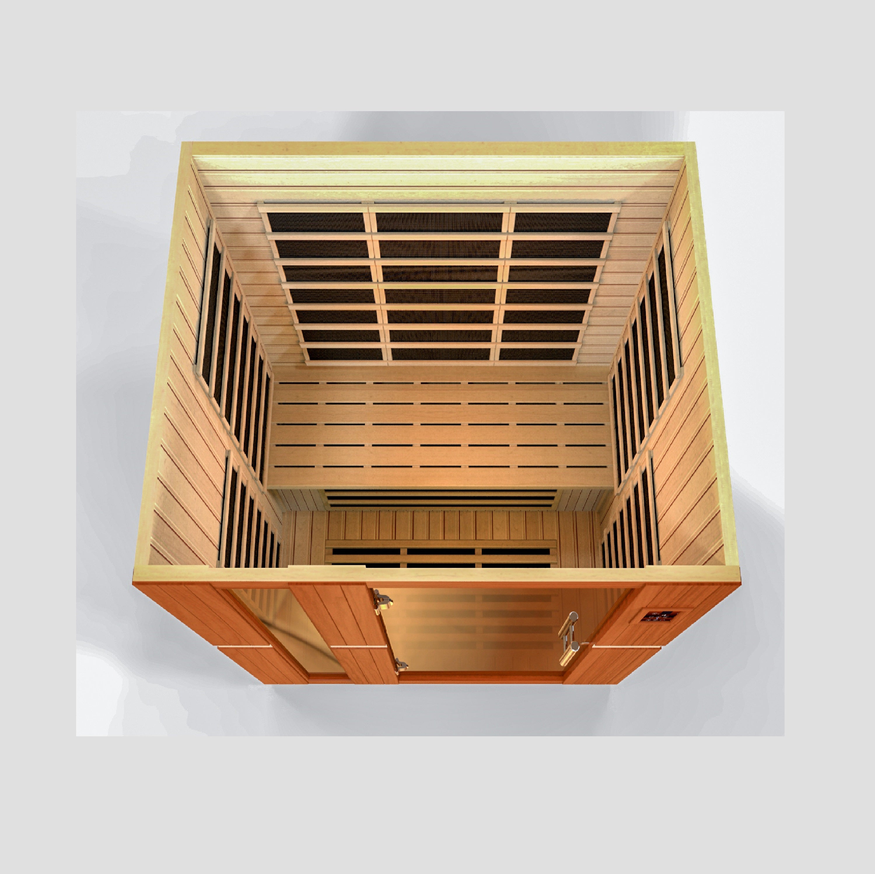 Dynamic Lugano 3 Person Low EMF Far Infrared Sauna DYN-6336-02