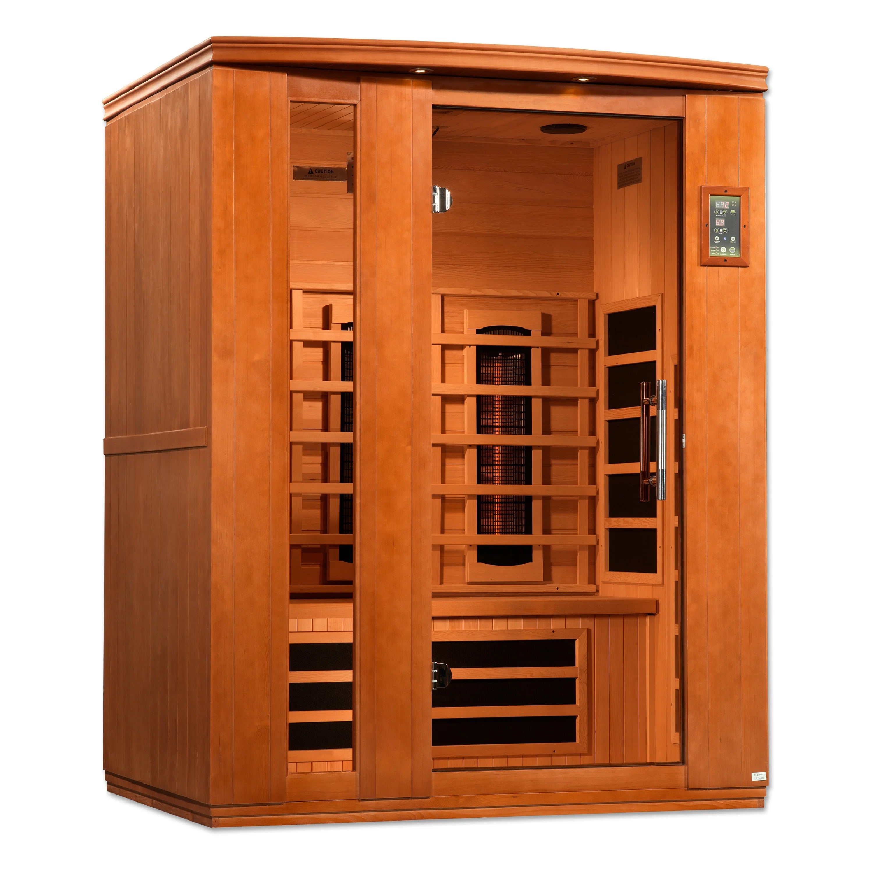 Dynamic Lugano 3 Person Full Spectrum Near Zero EMF Infrared Sauna DYN-6336-03 FS