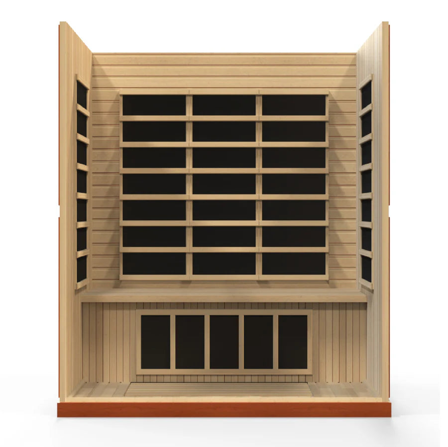 Dynamic Bergamo Elite 4 Person Ultra Low EMF Far Infrared Sauna DYN-6440-01 Elite