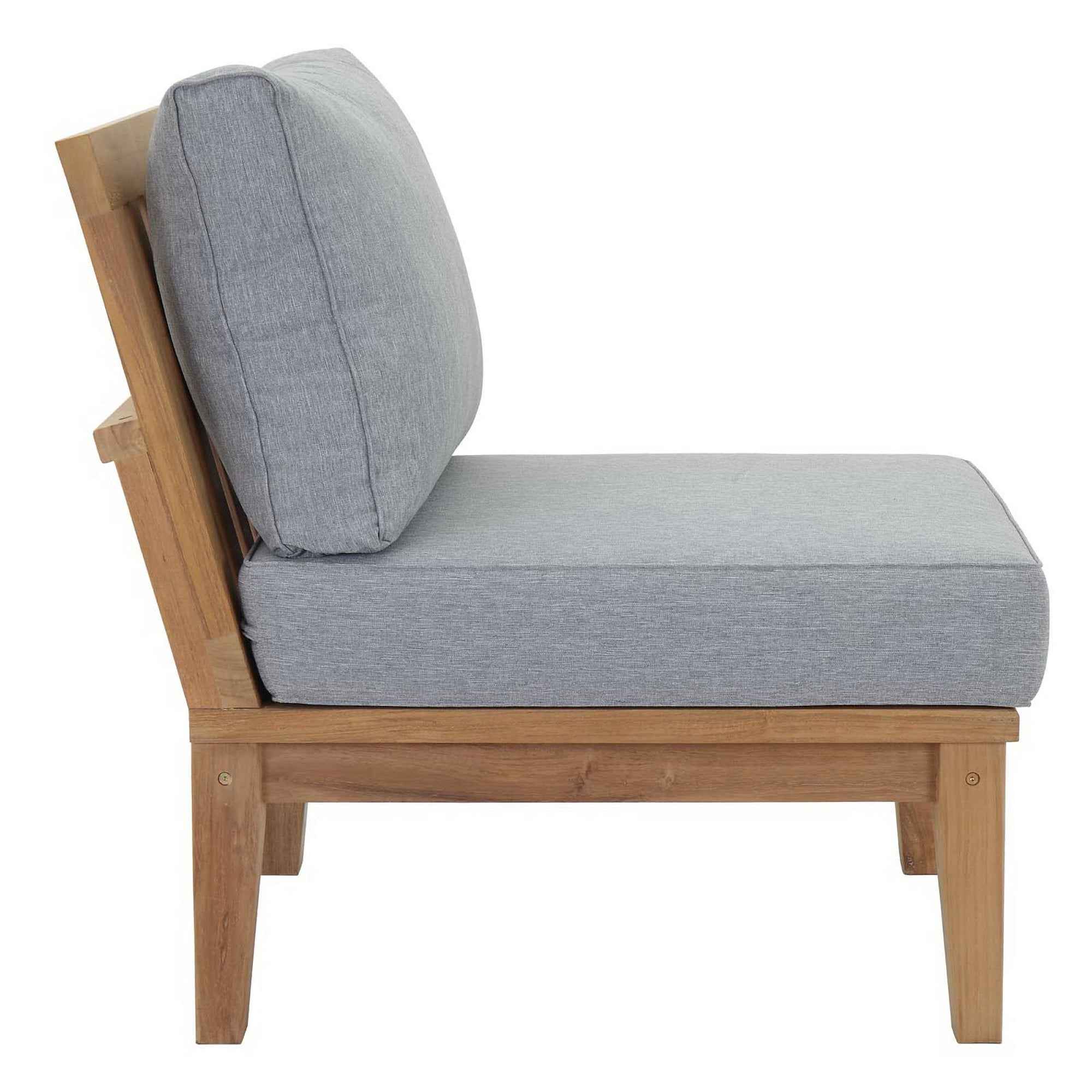 Patio Elegance Outdoor Lounge Set - Marina 9-Piece Teak Collection by Modway