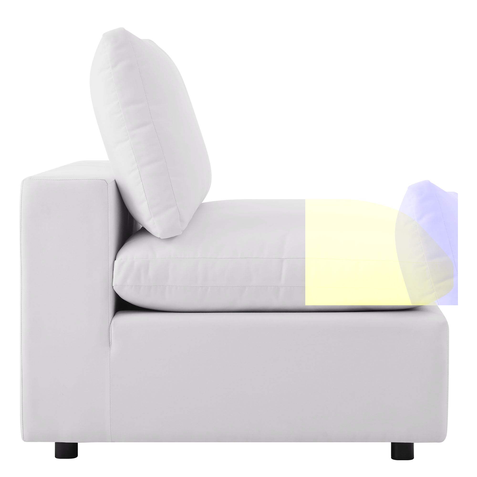 Patio Elegance Outdoor Sectional Sofa Set by Modway – Stylish 5-Piece Furniture for Patios