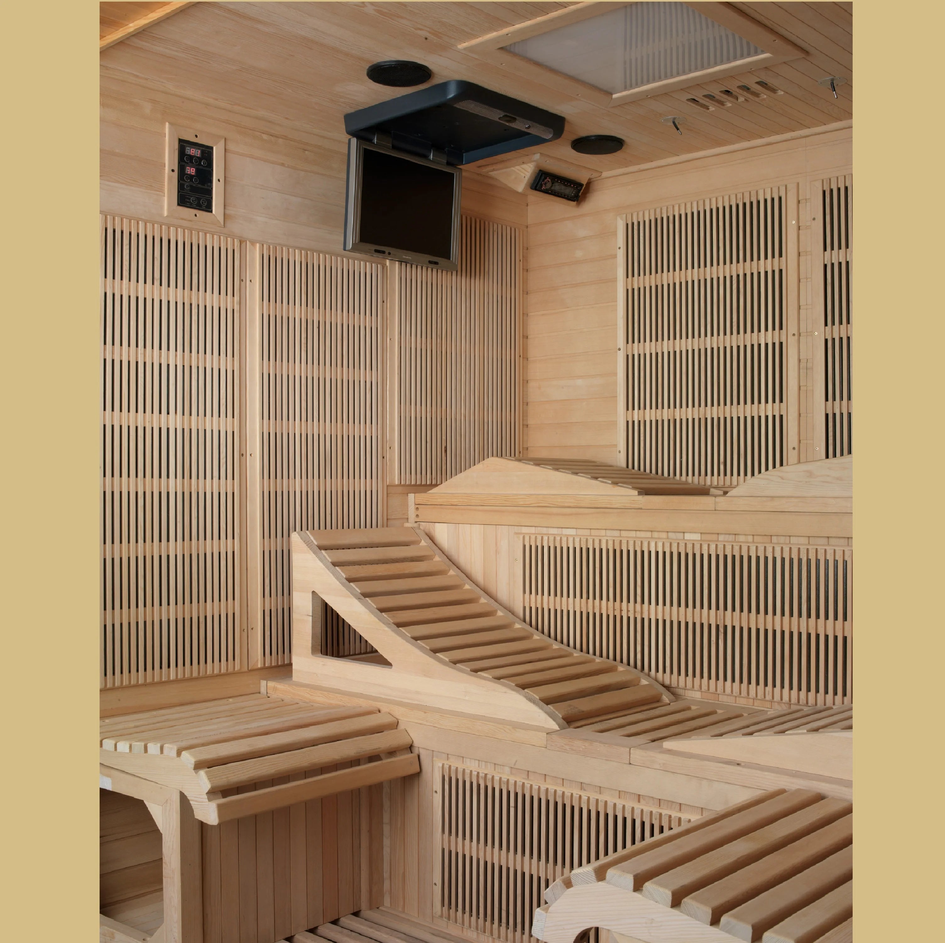 Golden Designs Monaco 6 Person Near Zero EMF Far Infrared Sauna  GDI-6996-01 Elite