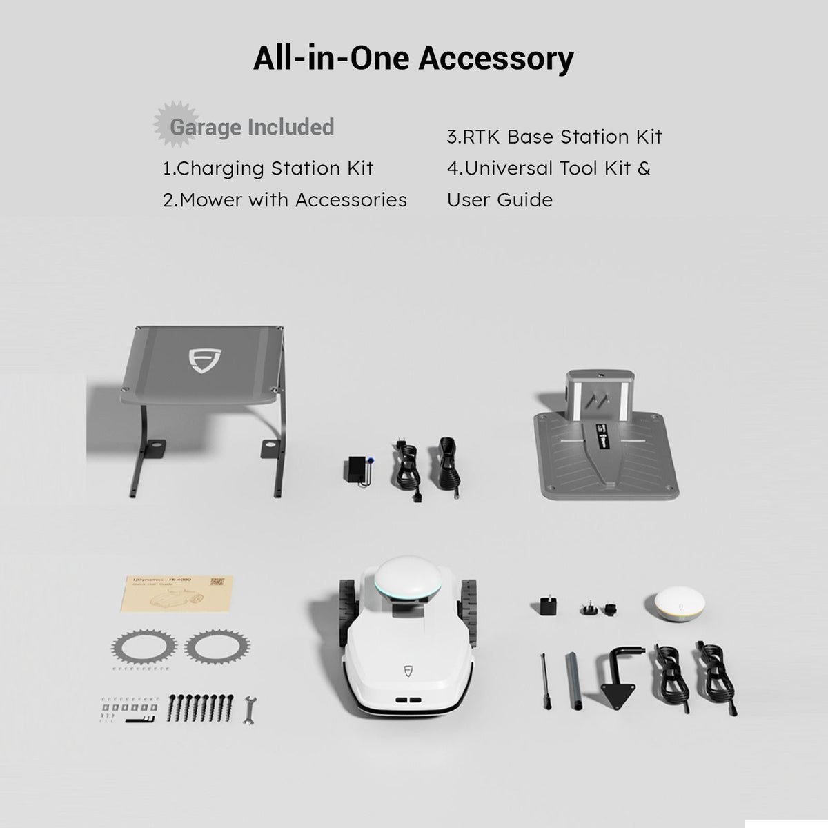 Smart Wireless Robotic Lawn Mower FR4000