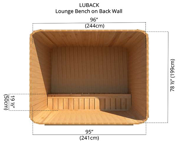 Lounge Bench on Back Wall