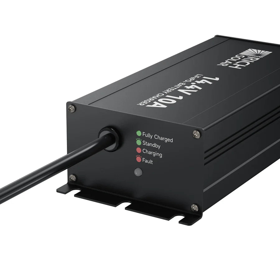 12V(14.6V) 10A | 100-240VAC | 12V LiFePO4 Battery Charger