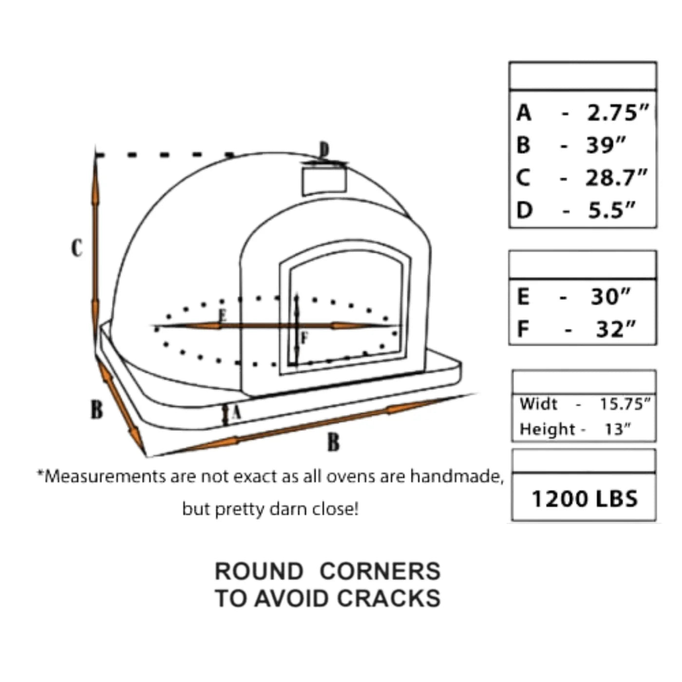 LISBOA STONE FINISH PREMIUM PIZZA OVEN