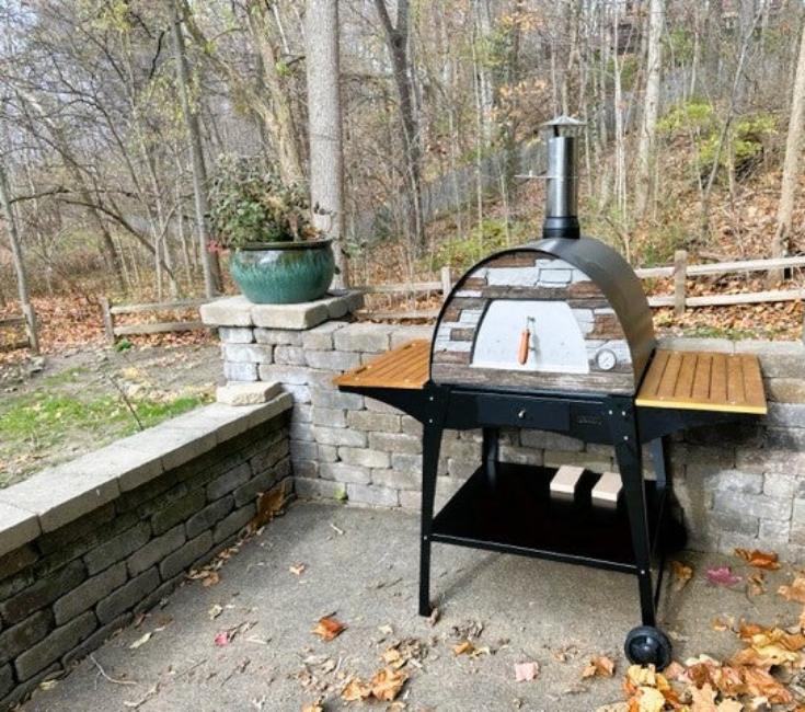 MAXIMUS MOBILE PIZZA OVEN BLACK