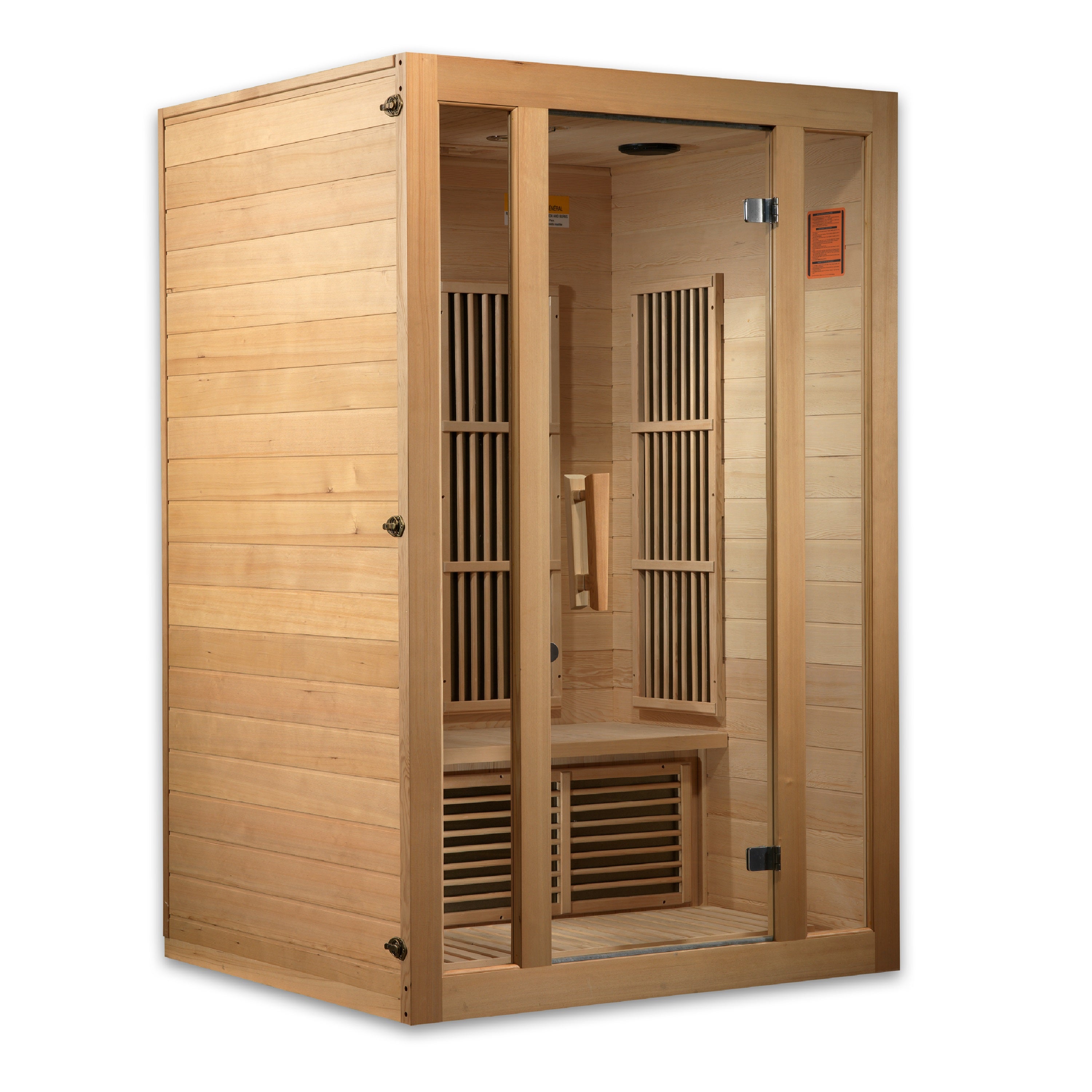 Maxxus Seattle 2 person Near Zero EMF FAR Infrared Sauna Canadian Hemlock MX-J206-01-ZF