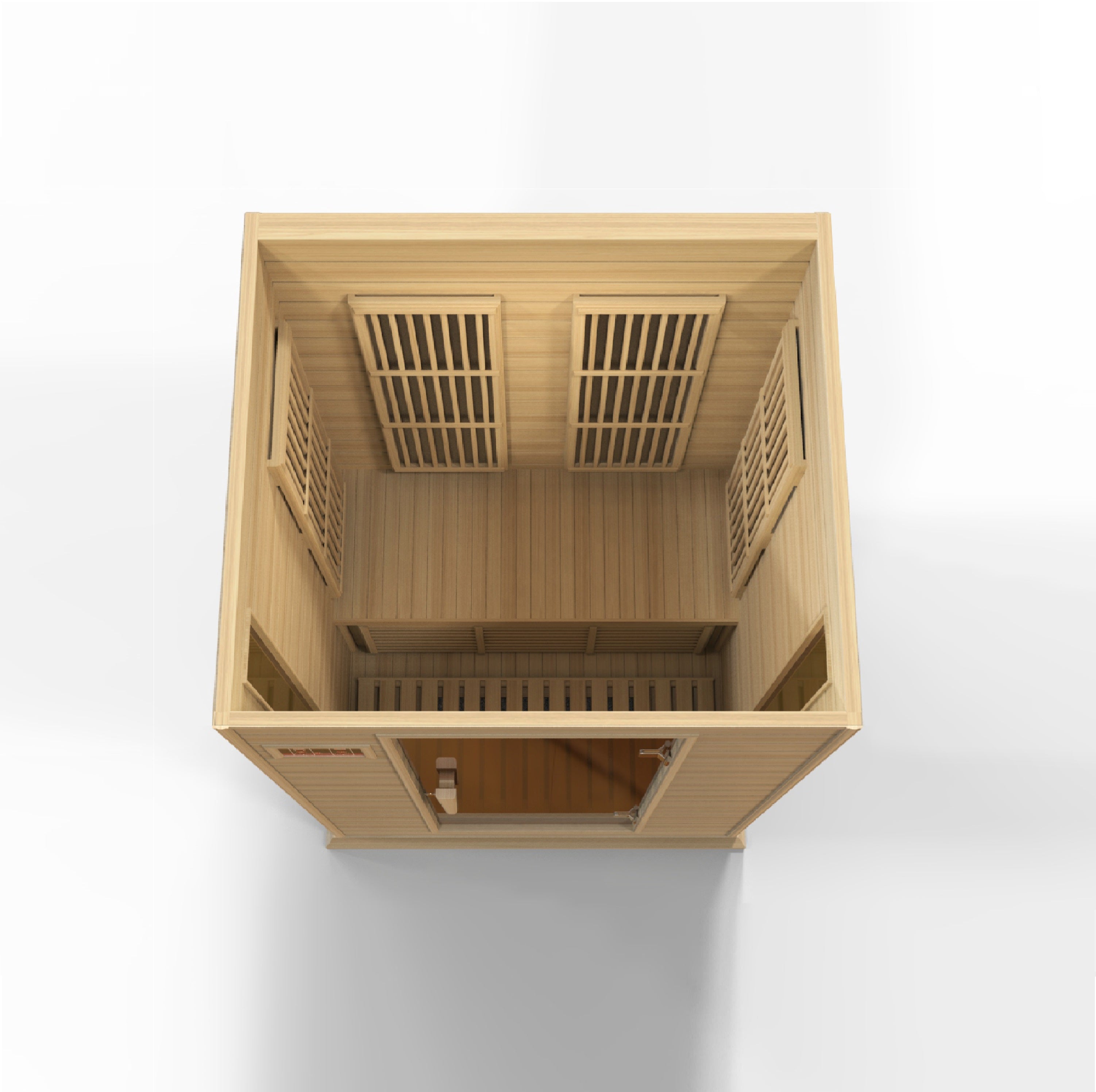 Maxxus Toulose 2 Person Low EMF Far Infrared Sauna in Hemlock MX-K206-01