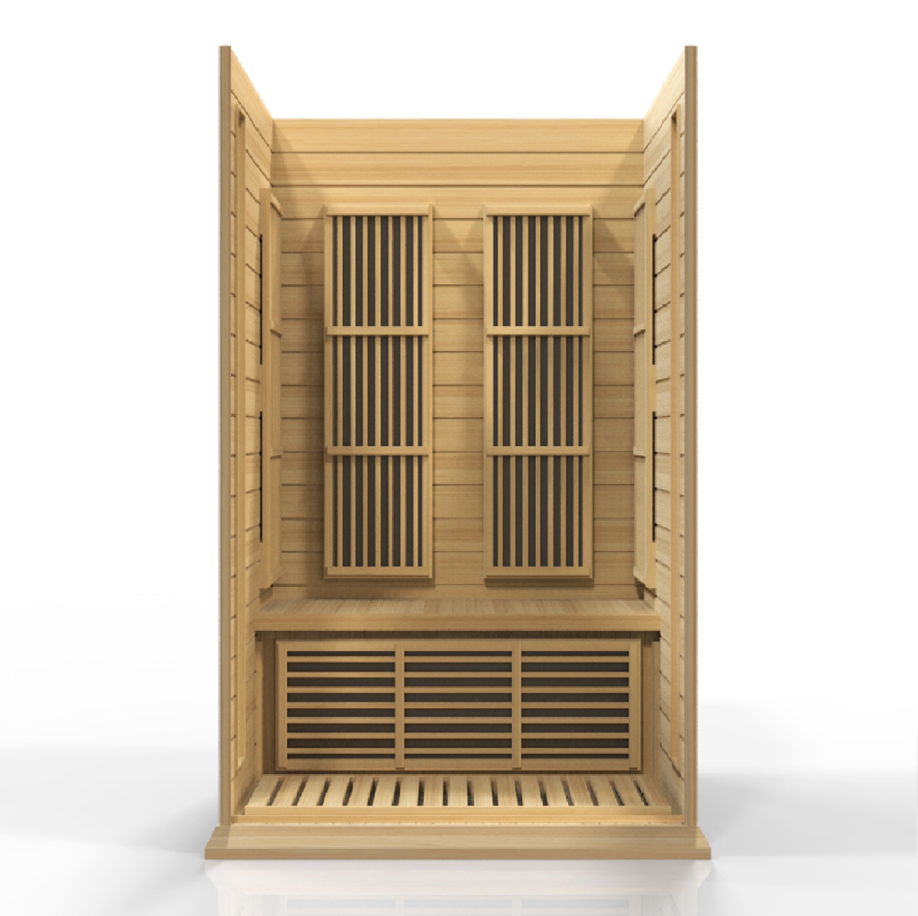 Maxxus Toulose 2 Person Low EMF Far Infrared Sauna in Hemlock MX-K206-01