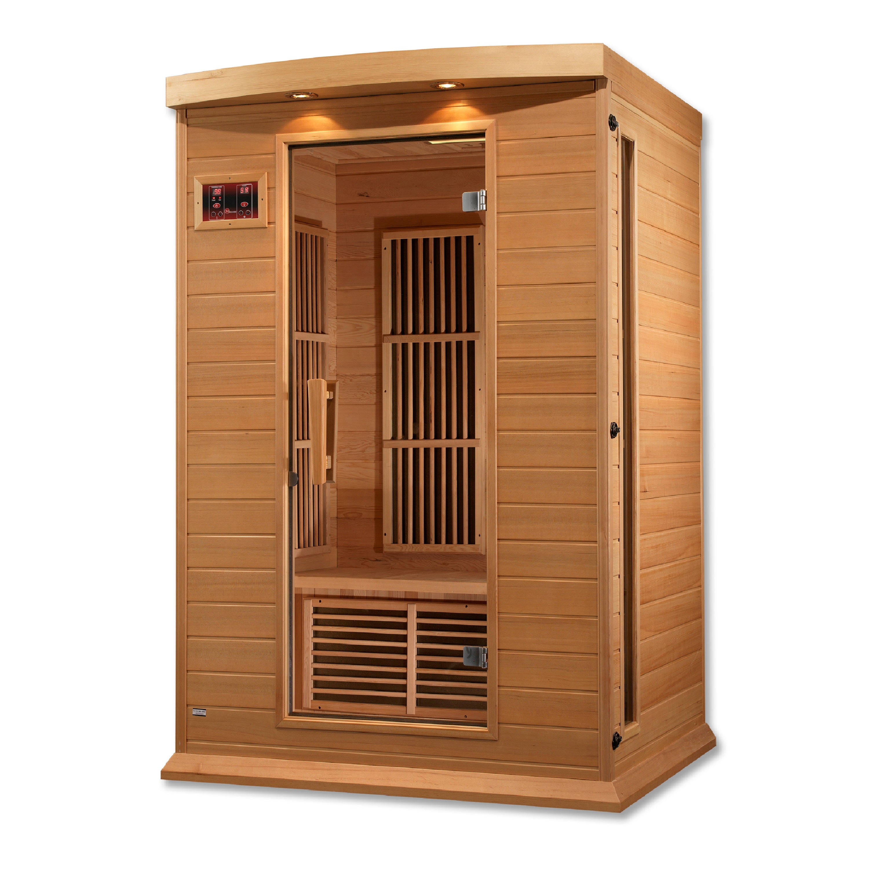 Maxxus Toulose 2 Person Low EMF Far Infrared Sauna in Hemlock MX-K206-01