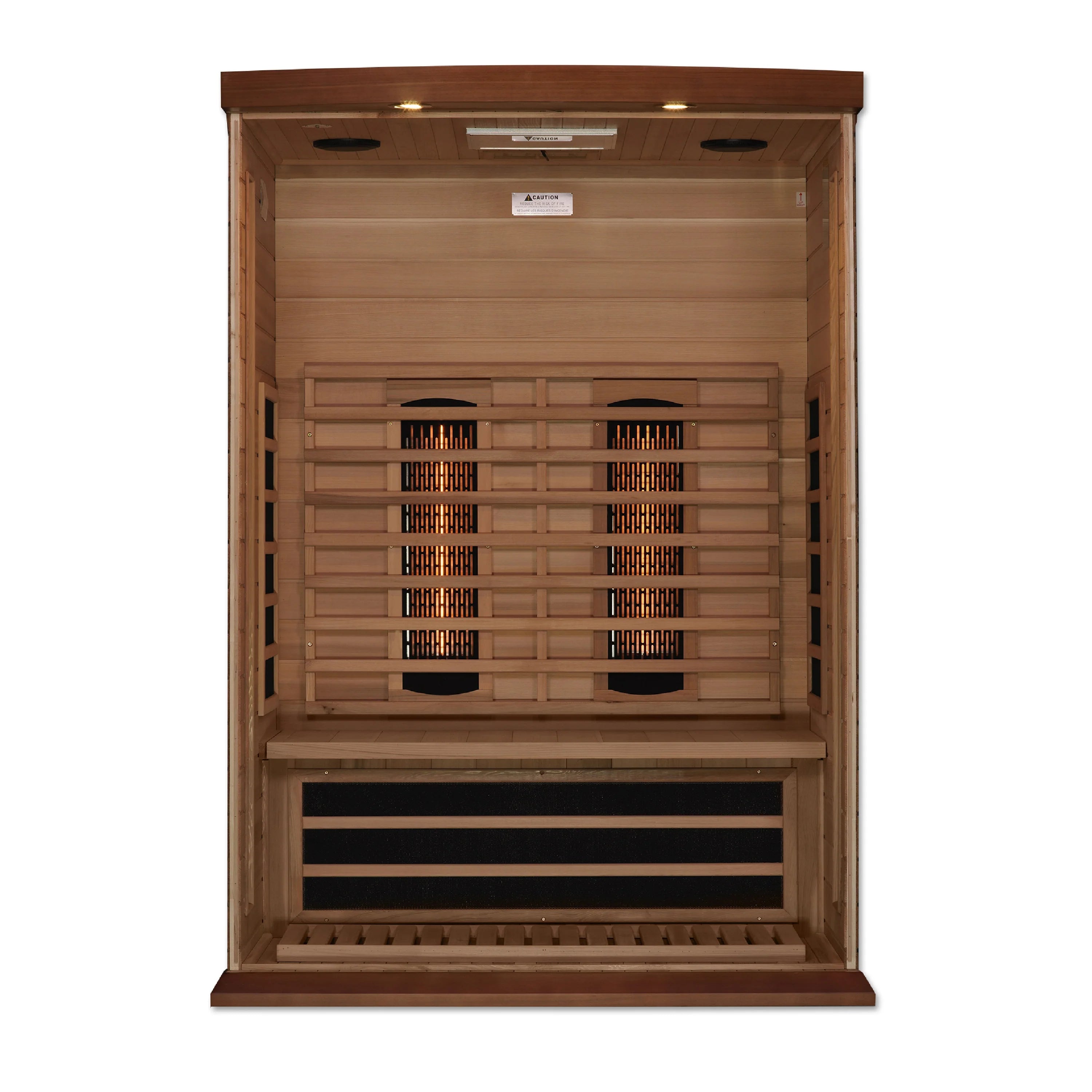 Maxxus Toulose 2 Person Full Spectrum Infrared Sauna – Canadian Red Cedar MX-M206-01-FS CED