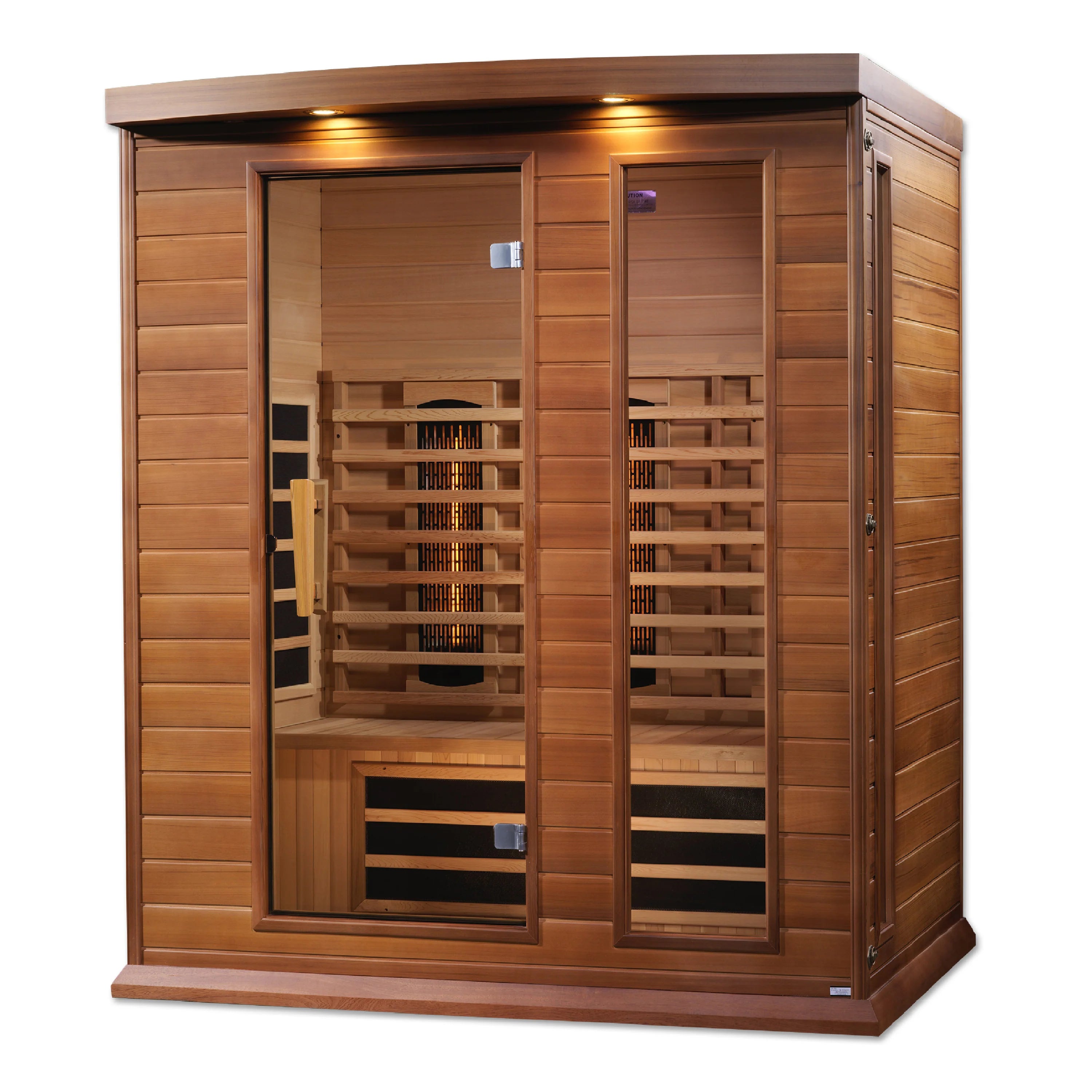 Maxxus Montilemar 3 Person Full Spectrum Infrared Sauna – Canadian Red Cedar MX-M306-01-FS CED