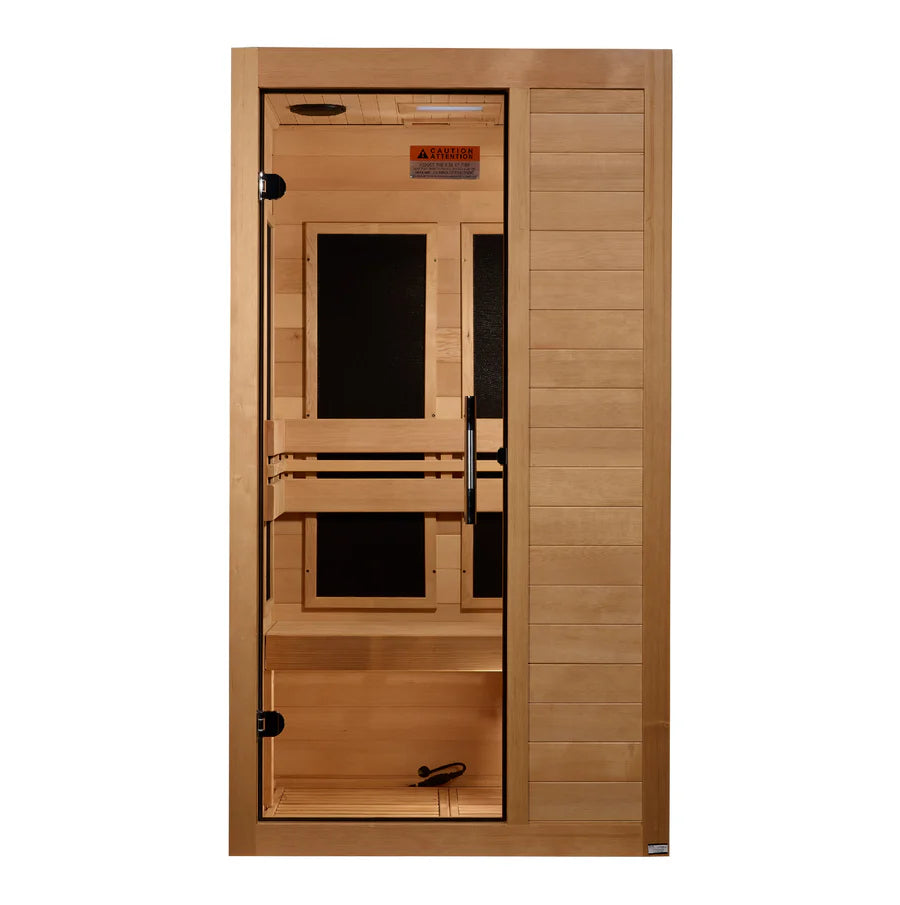 Dynamic Veneto Elite 1 Person Ultra Low EMF Far IR Sauna DYN-6115-05 Elite