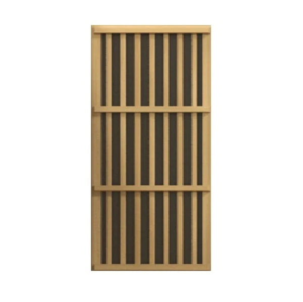 Maxxus Avignon 3 Person Corner Near Zero EMF FAR Infrared Sauna – Canadian Red Cedar MX-K356-01-ZF CED