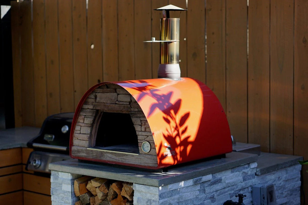 MAXIMUS MOBILE PIZZA OVEN RED