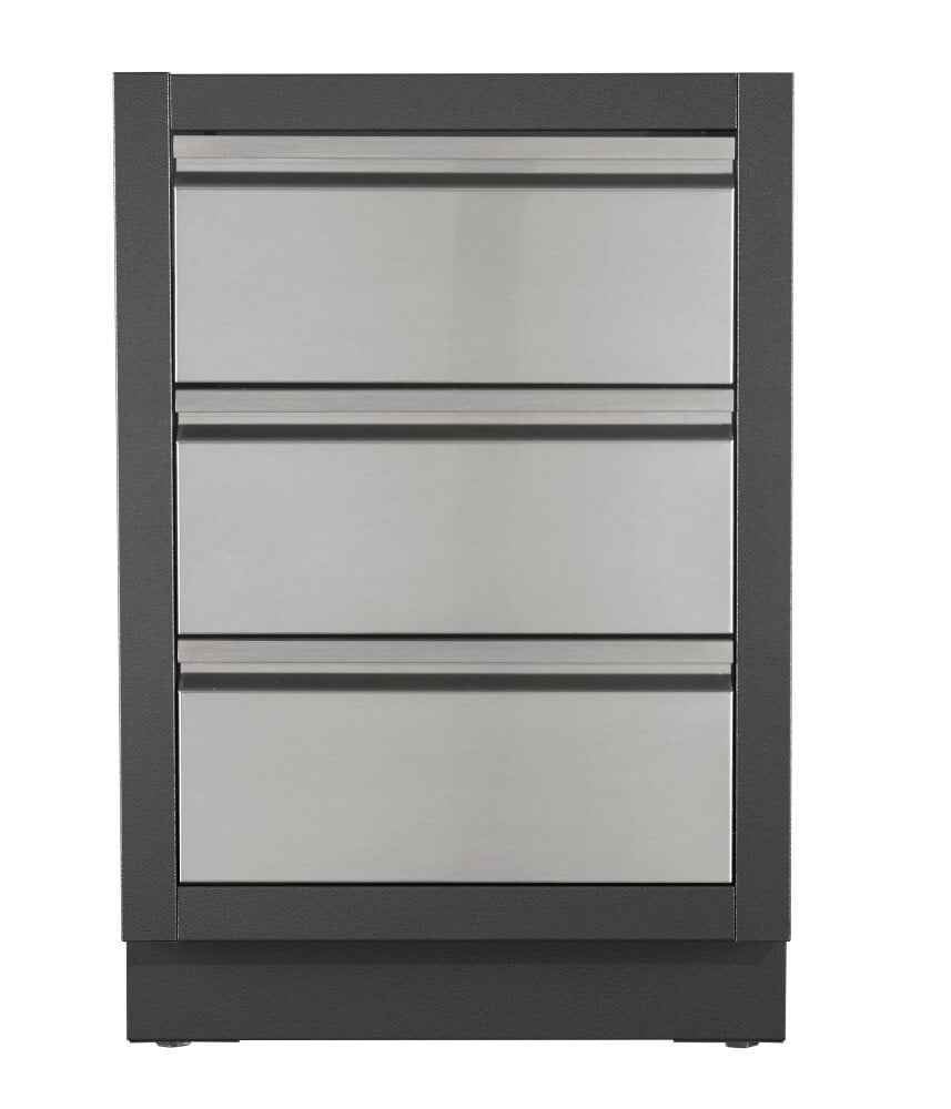 Patio Outdoor Kitchen Gas Grill - Patio Elegance OASIS™ 100 with Built-in 500 Series 32" Grill