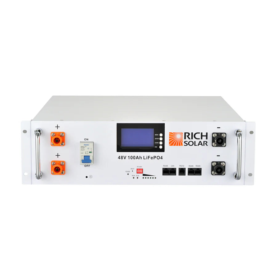 ALPHA 5 | 48V 100Ah LiFePO4 Battery | Premium 48V Server Rack Lithium Battery for Residential, Commercial, Off-Grid | 7,000 Lifetime Cycles | Pre-Order Only