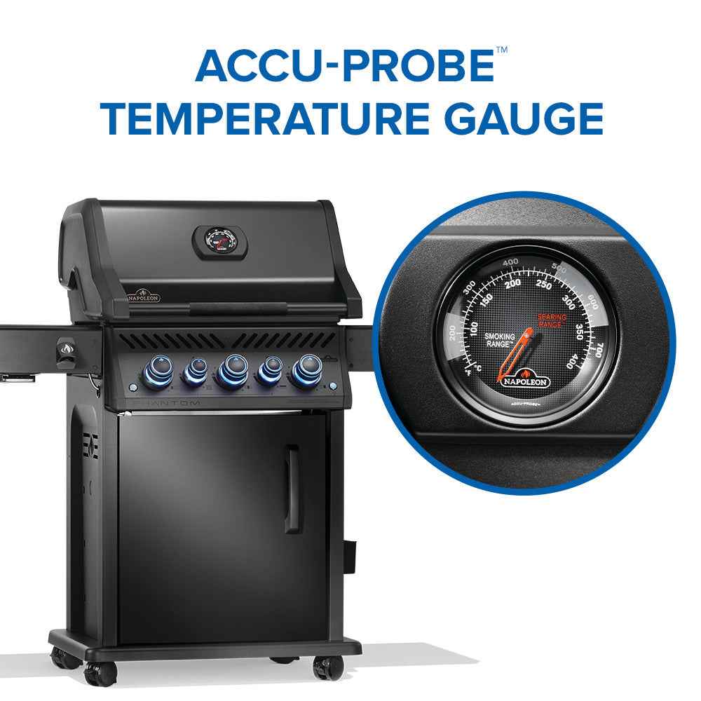 Patio Elegance Gas Grill Phantom Rogue PRO‑S 425 RSIB with Infrared Side and Rear Burners