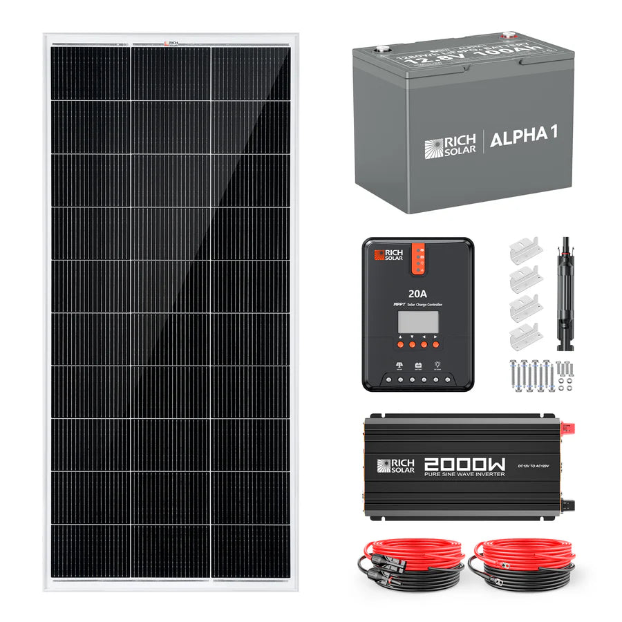 200 Watt Complete Solar Kit