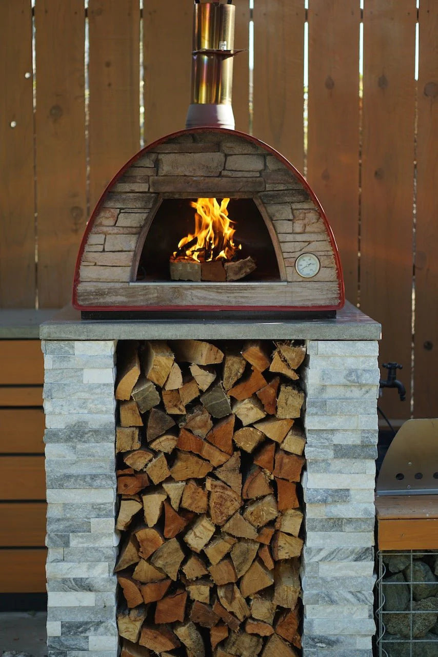 MAXIMUS MOBILE PIZZA OVEN RED