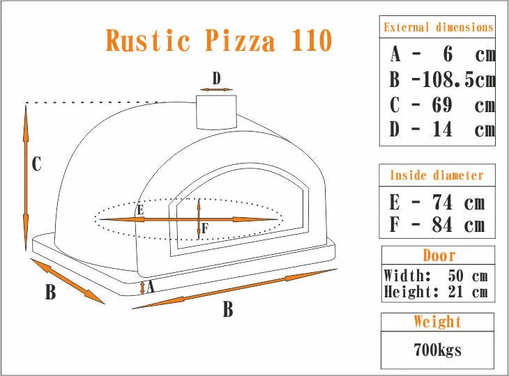 RUSTIC PIZZAIOLI PREMIUM PIZZA OVEN