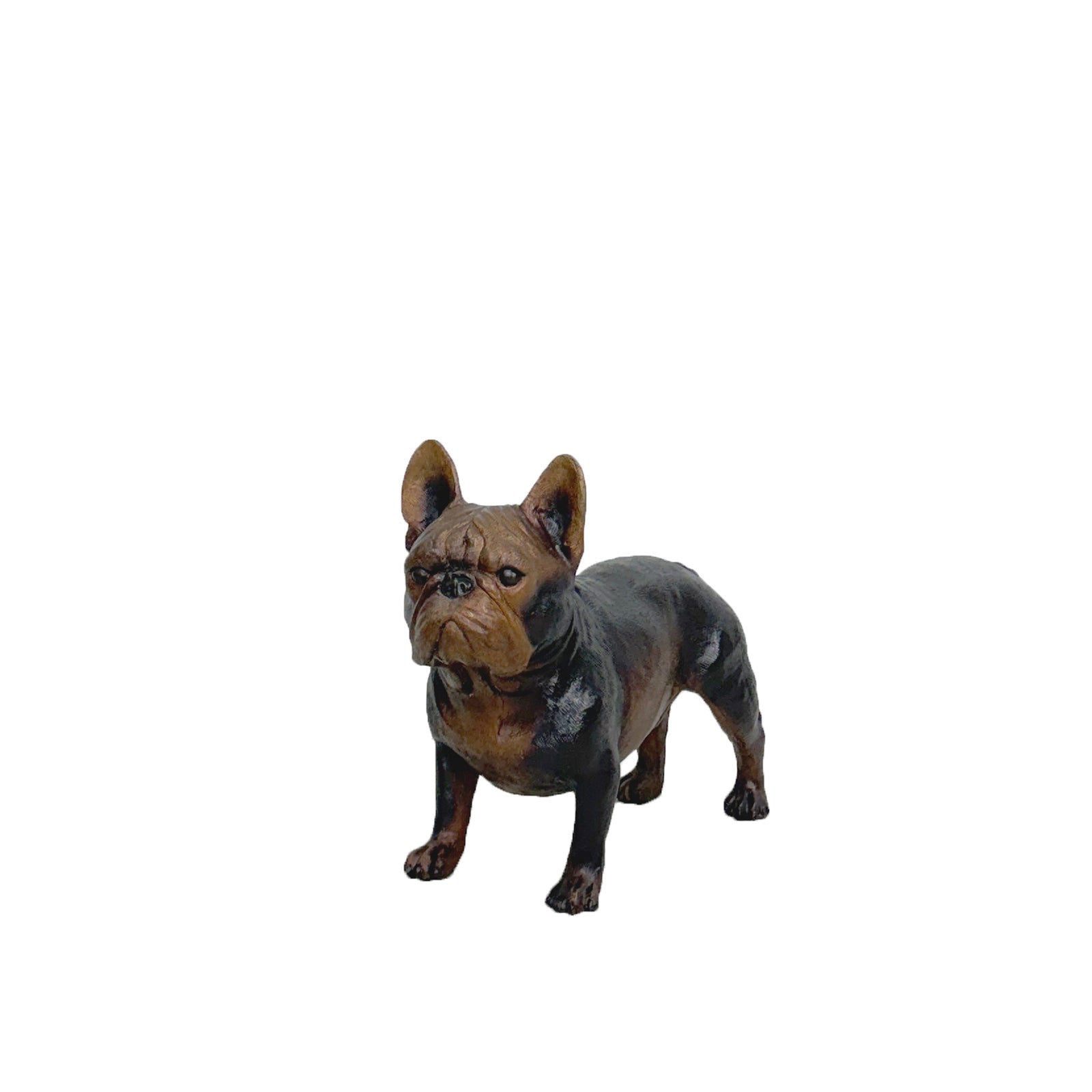 French Bulldog Bronze Statue