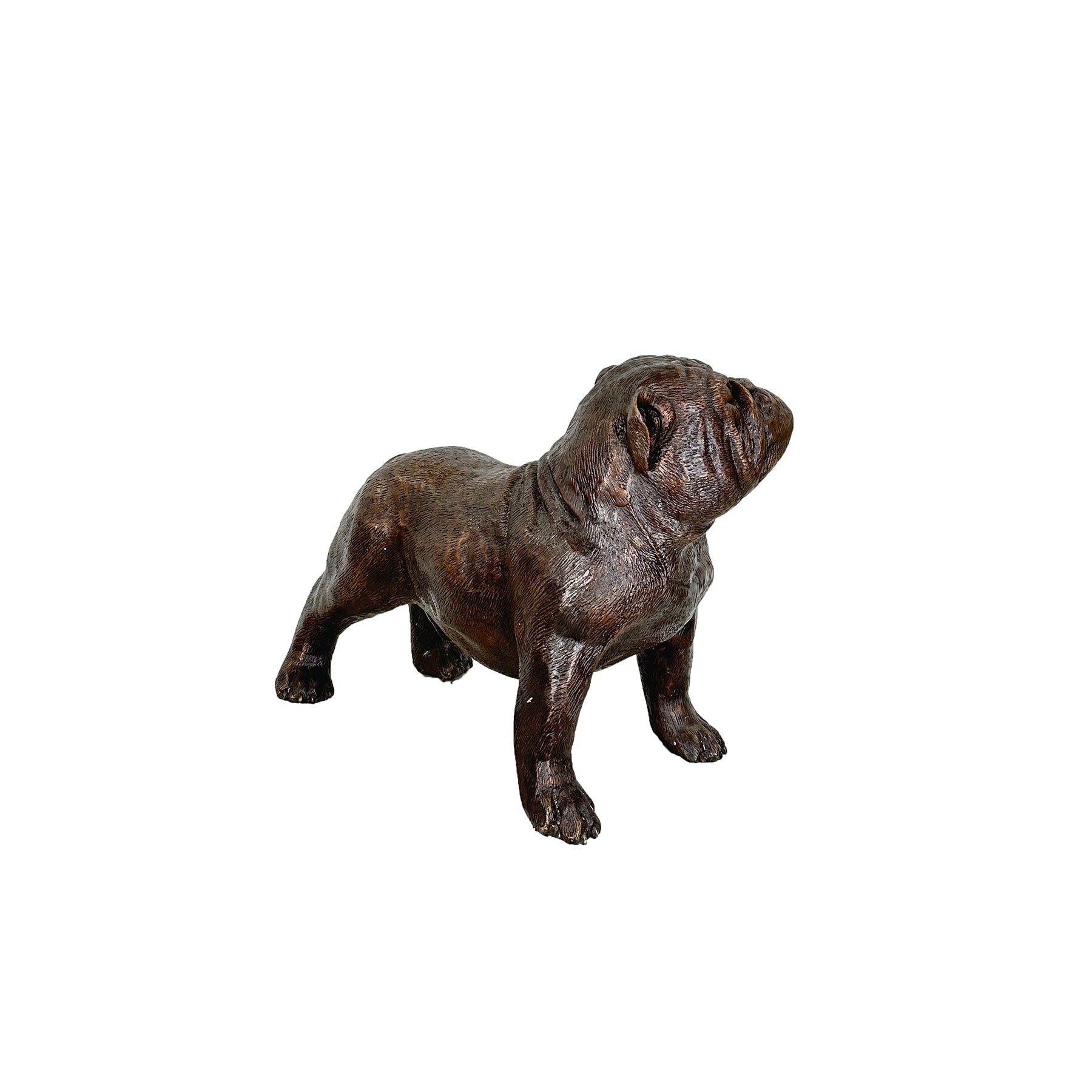 Bulldog Bronze Statue
