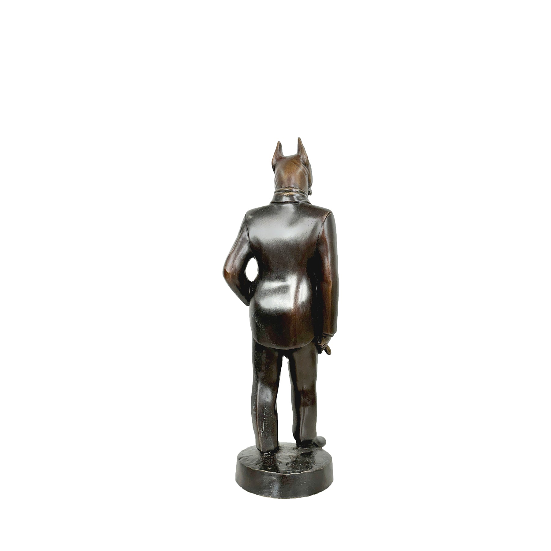Standing Gentleman Boxer Bronze Statue