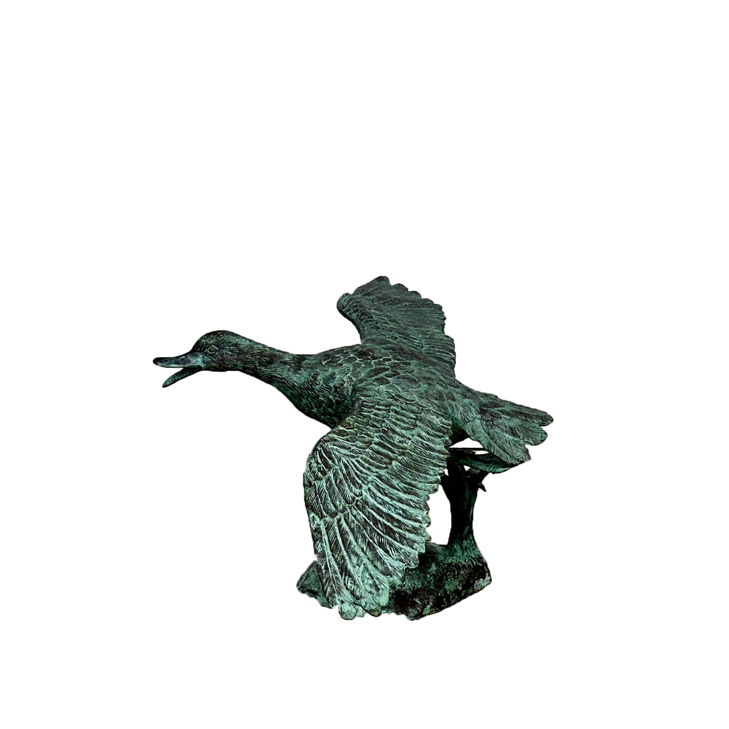 Flapping Duck Bronze Statue