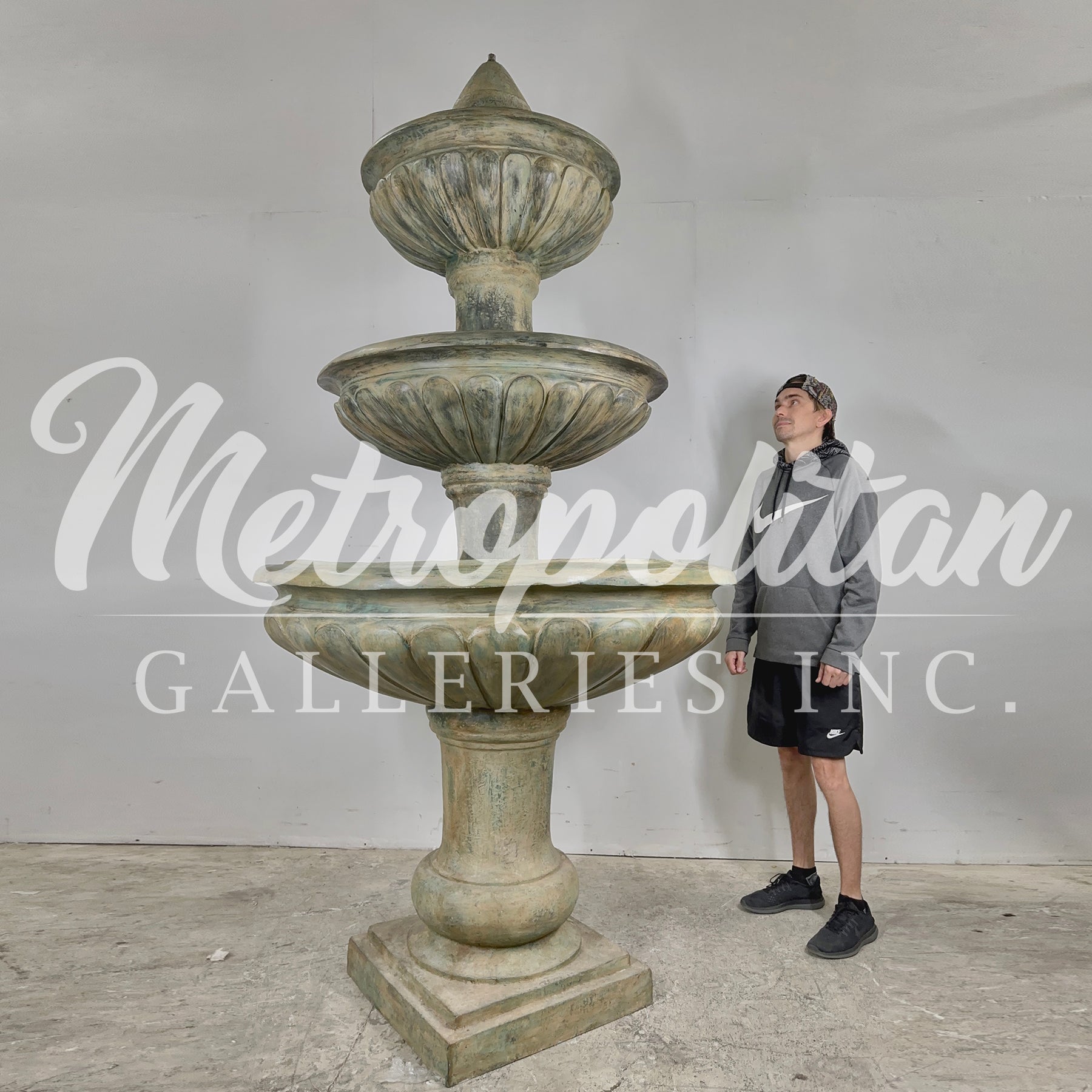 Three Tier Traditional Bronze Fountain