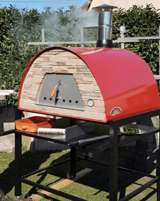 MAXIMUS MOBILE PIZZA OVEN RED