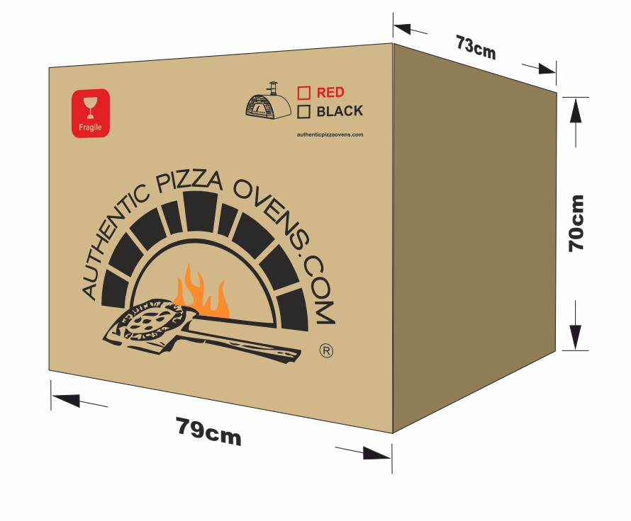 MAXIMUS MOBILE PIZZA OVEN RED