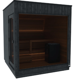 Thermasol Nordic Misty - Dark Nordic Spruce, 2-6 Person, Outdoor Sauna