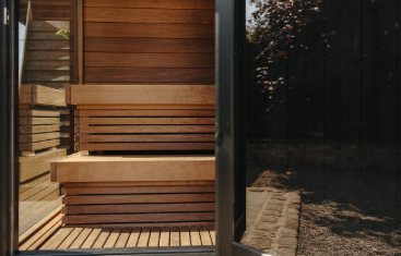 Thermasol Nordic Misty - Dark Nordic Spruce, 2-6 Person, Outdoor Sauna