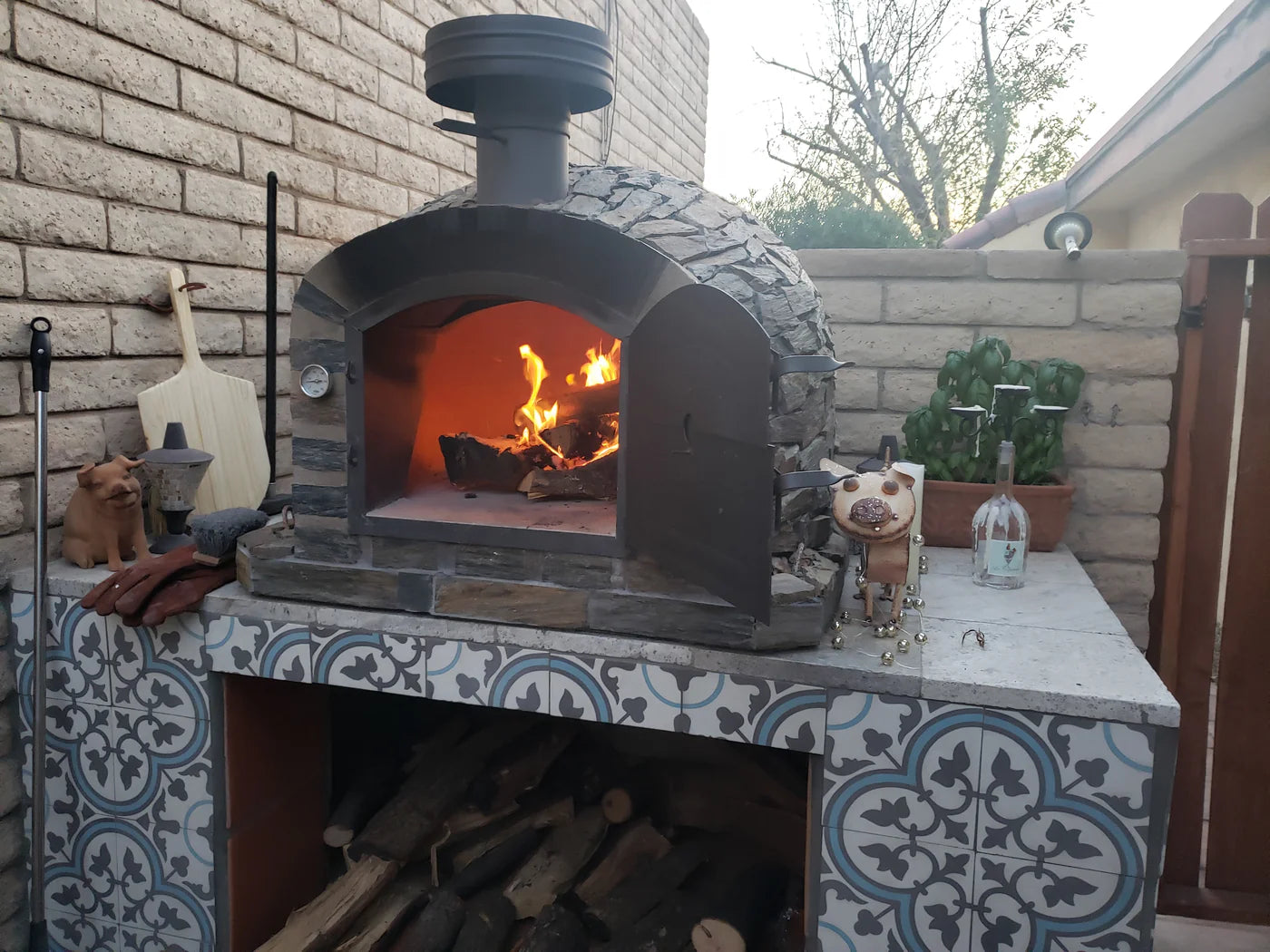 LISBOA STONE FINISH PREMIUM PIZZA OVEN