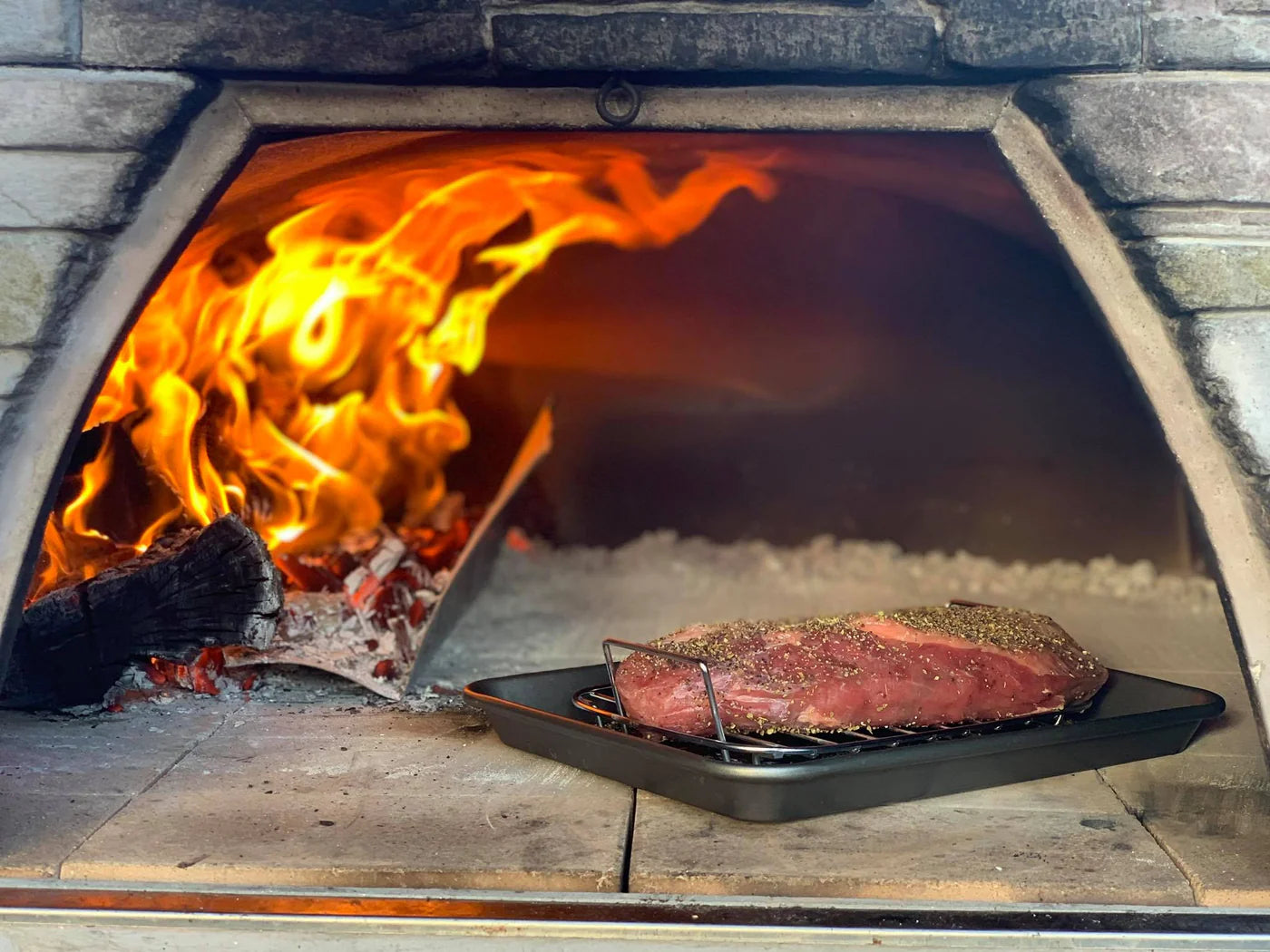 MAXIMUS MOBILE PIZZA OVEN BLACK