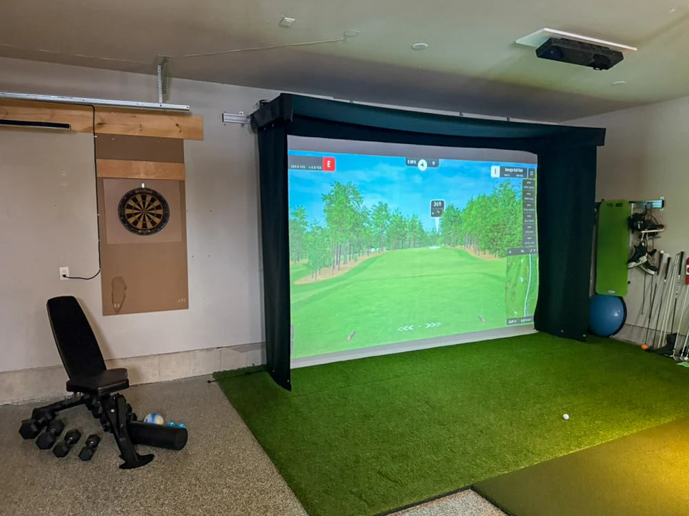 Vanish LITE Semi-Retractable Golf Enclosure
