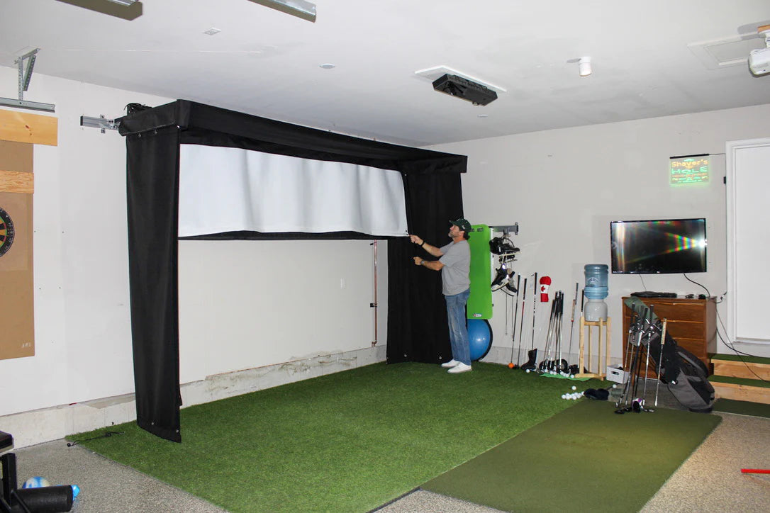 Vanish LITE Semi-Retractable Golf Enclosure