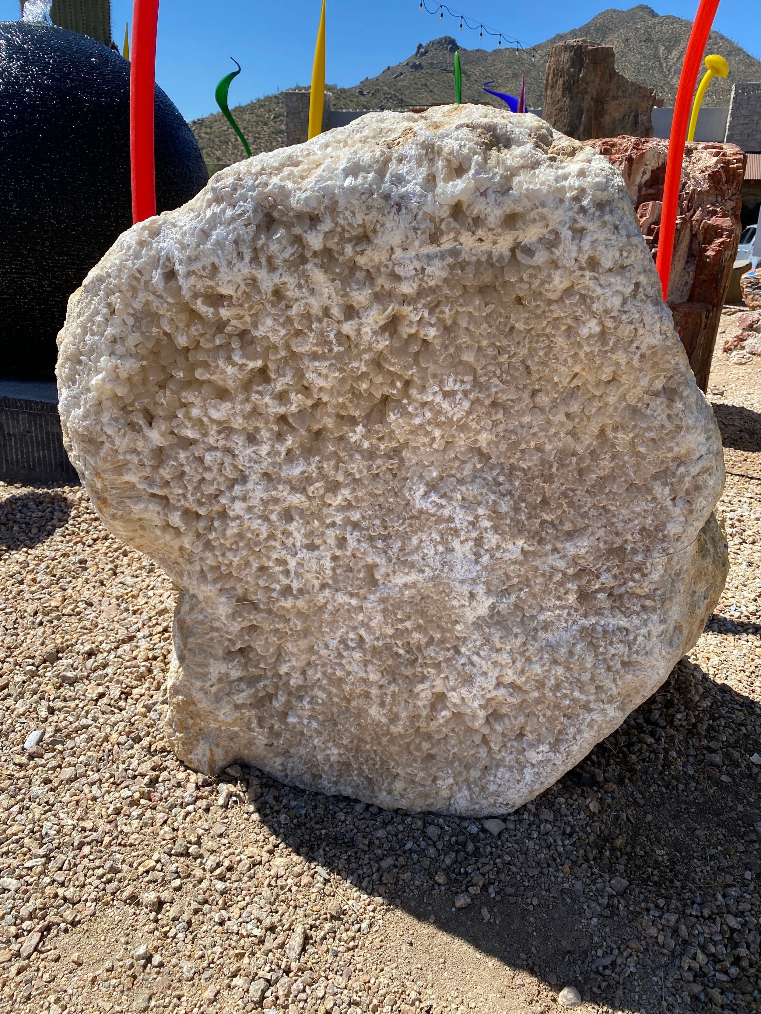 Calcite Crystal Onyx Fountain Boulder