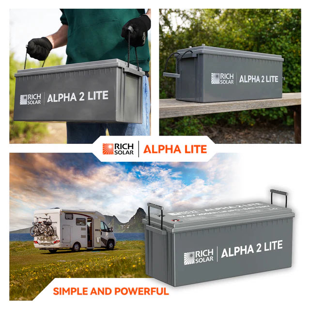 ALPHA 2 LITE | 12V 200Ah LiFePO4 Battery