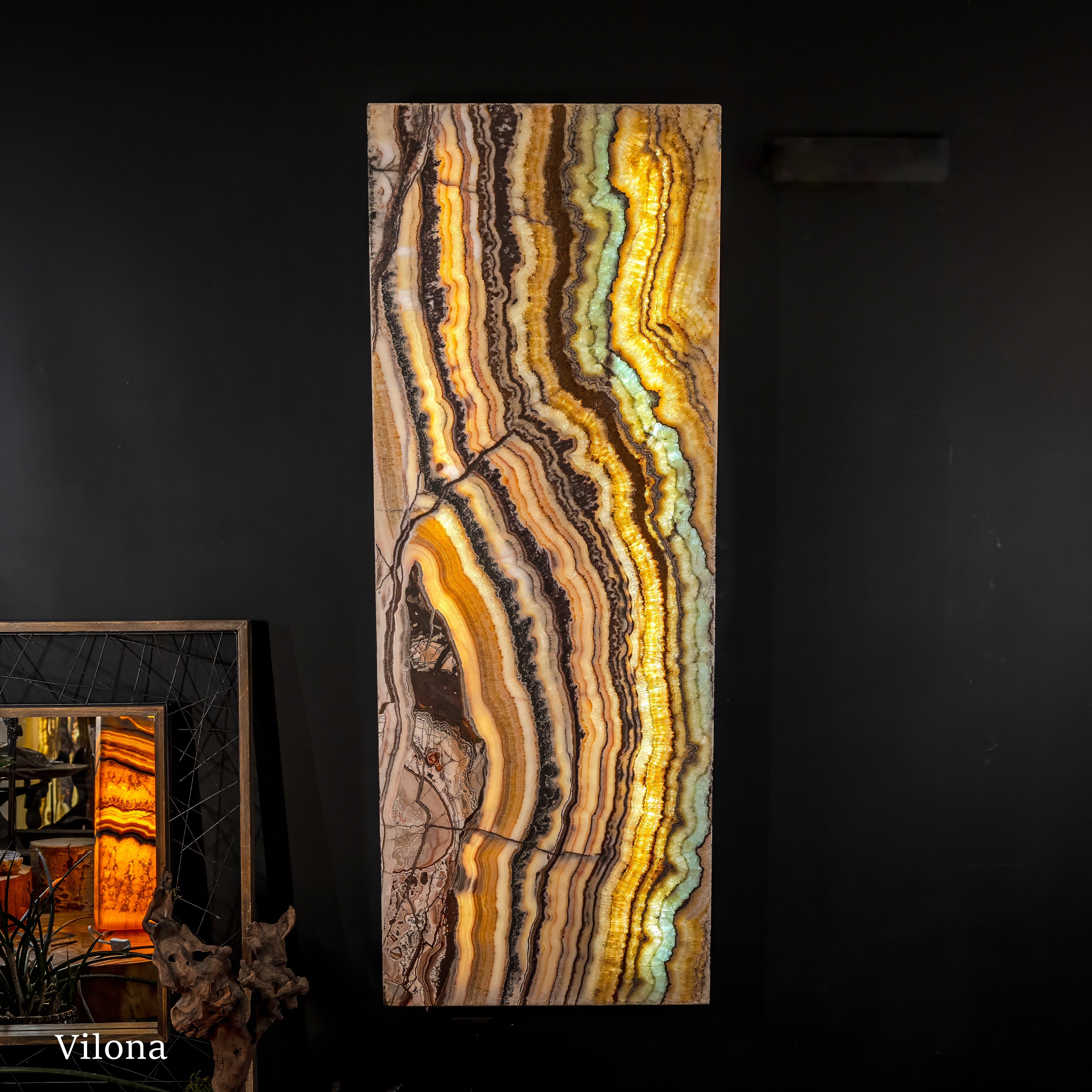 Aqua Onyx Crystal Wall Panels #1 (Single)